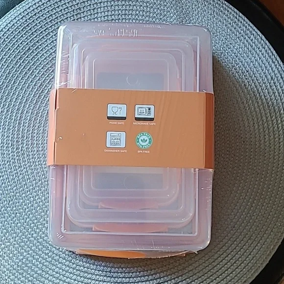 Rectangle Food Container Set - Picture 2 of 7
